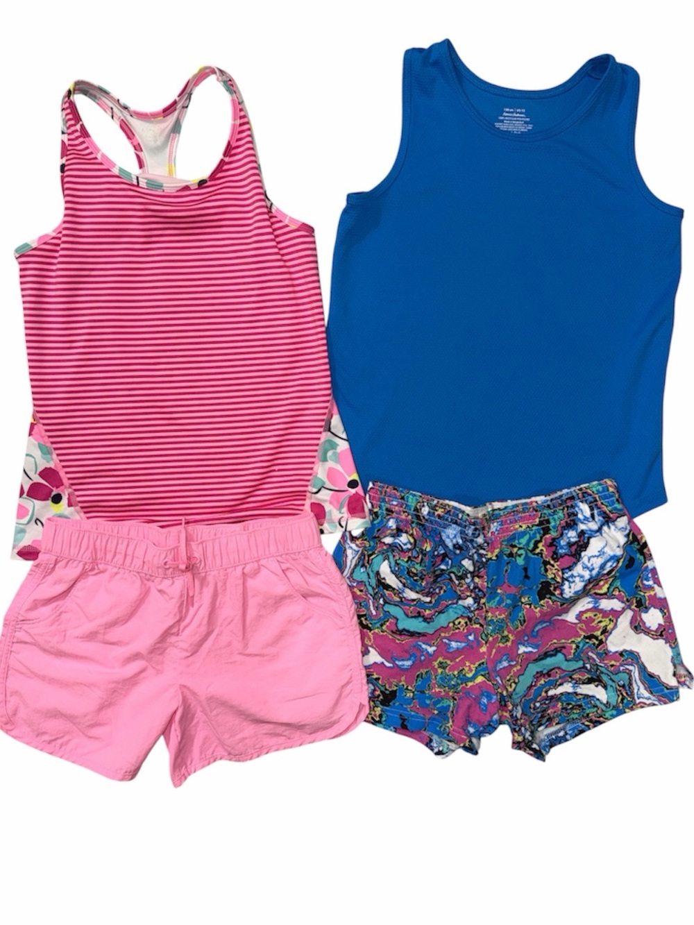 NWOT/EUC 2 shorts and tank sets. Hanna Anderson, Gymboree,soffe, old navy 10/12